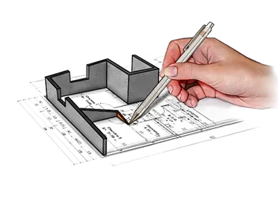 Mise en forme d'un plan de permis de construire