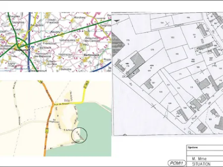 Plan permis de construire maison