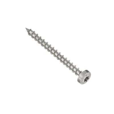 HECO-TOPIX-plus A2, tête ronde, T-Drive, filet total variable, zingué blanc, A3K, Dim. 3.5x20mm - Réf. 61980