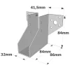 Sabots à ailes extérieures, gamme SAE CLASSIQUE (épaisseur 2mm, profondeur 84mm) - Réf. SAE200/32/2_35