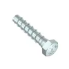 Vis HECO MULTI-MONTI-PLUS SS - tête hexagonale avec embase - zingué blanc - D16 x L80 - Réf. 54274