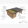 Le plan de votre CARPORT / PRÉAUX / AUVENT sur mesure