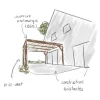 Croquis de présentation de l'emplacement du projet