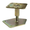 Pied de poteau pour angle de dalle béton, hauteur réglable : 100 à 150 mm - Réf. PBLR