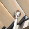 Embase SUNDIY en INOX fixée sur une lame en bois Douglas et actionnée avec une baguette