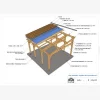 Le plan de votre CARPORT / PRÉAUX / AUVENT sur mesure