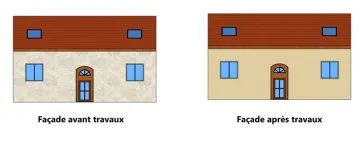 Ravalement et modification de l’aspect extérieur du bâtiment