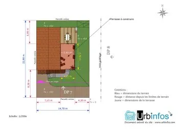 Plan de masse terrasse