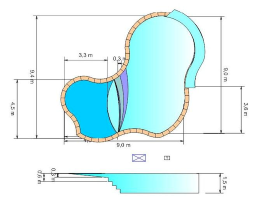 Piscine : calculer l’emprise au sol, la surface de plancher et la surface taxable