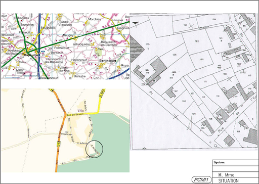 Plan permis de construire maison