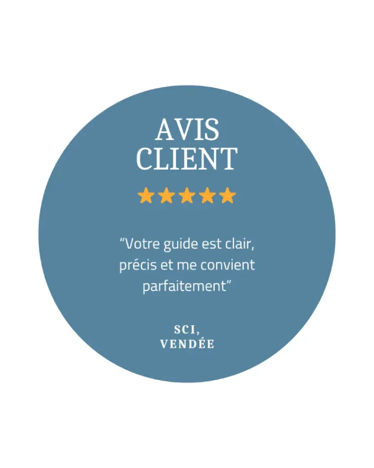Avis client d'une SCI en Vendée pour le kit déclaration préalable de travaux