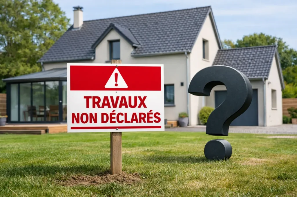 Vendre une maison avec des travaux non déclarés