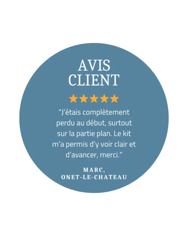 Avis client de Marc à Onet le Château pour le kit déclaration préalable de travaux