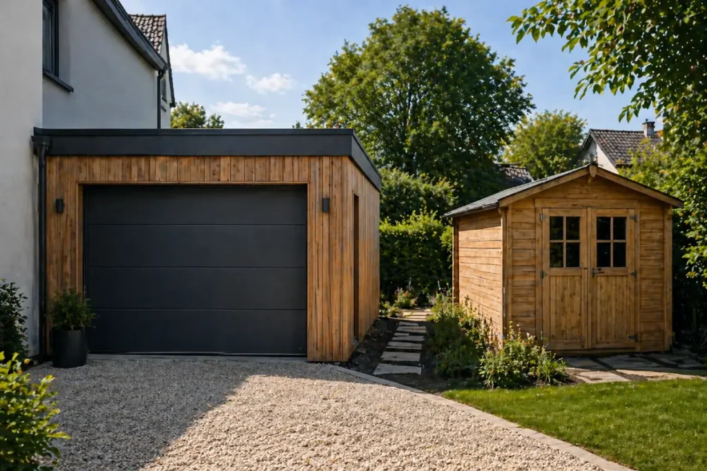 Garage ou abri de jardin permis de construire