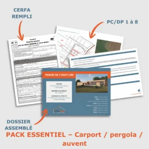 Produit pack essentiel pour carport pergola ou auvent