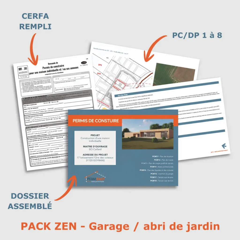 Produit pack zen pour garage ou abri de jardin