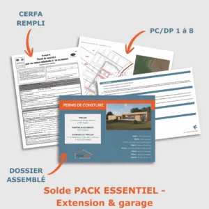 Solde de la prestation pack essentiel pour les extensions et garages