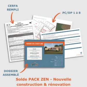 Solde de la prestation pack zen pour les nouvelles construction et les rénovations