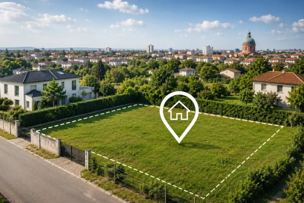 Terrain constructible à Toulouse