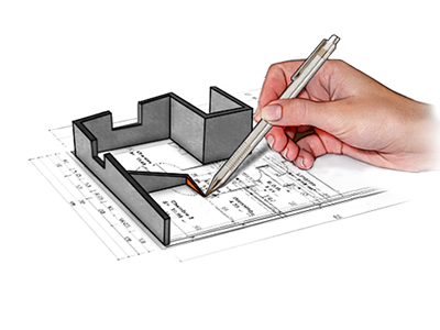 Mise en forme d’un plan de permis de construire
